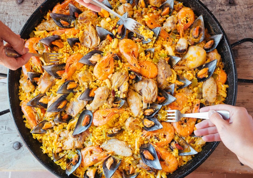 Easiest ever paella
