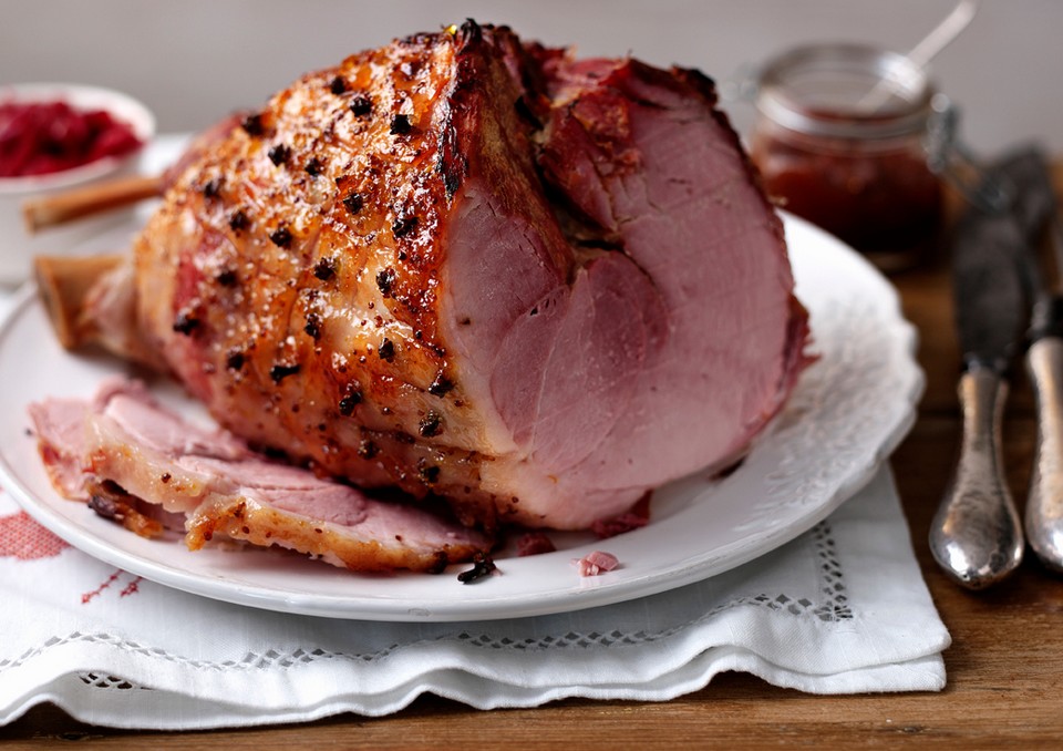Glazed gammon